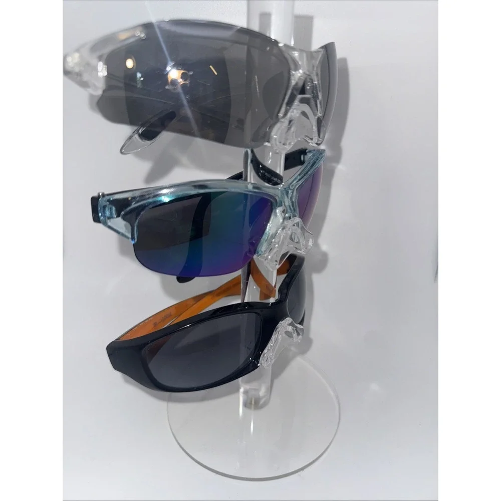 3 pair Mongoose Authentic Polarized Anti Glare Fishing Cycling Sport Sunglasses